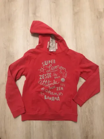 Sweat à capuche 10 ans garçon dpam