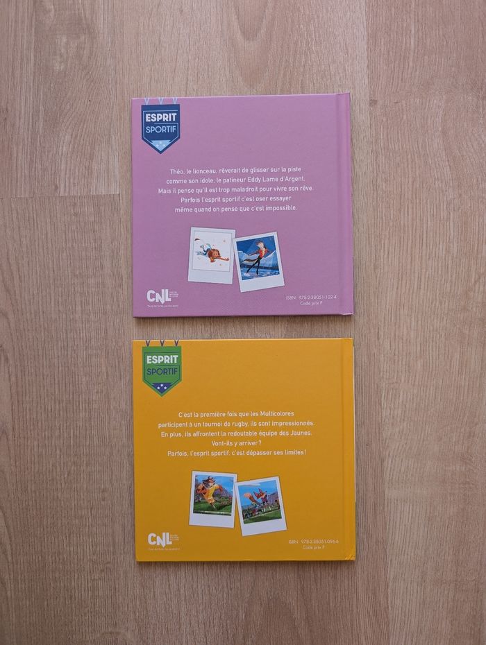 Lot 2 livres enfant Esprit Sportif - photo numéro 2