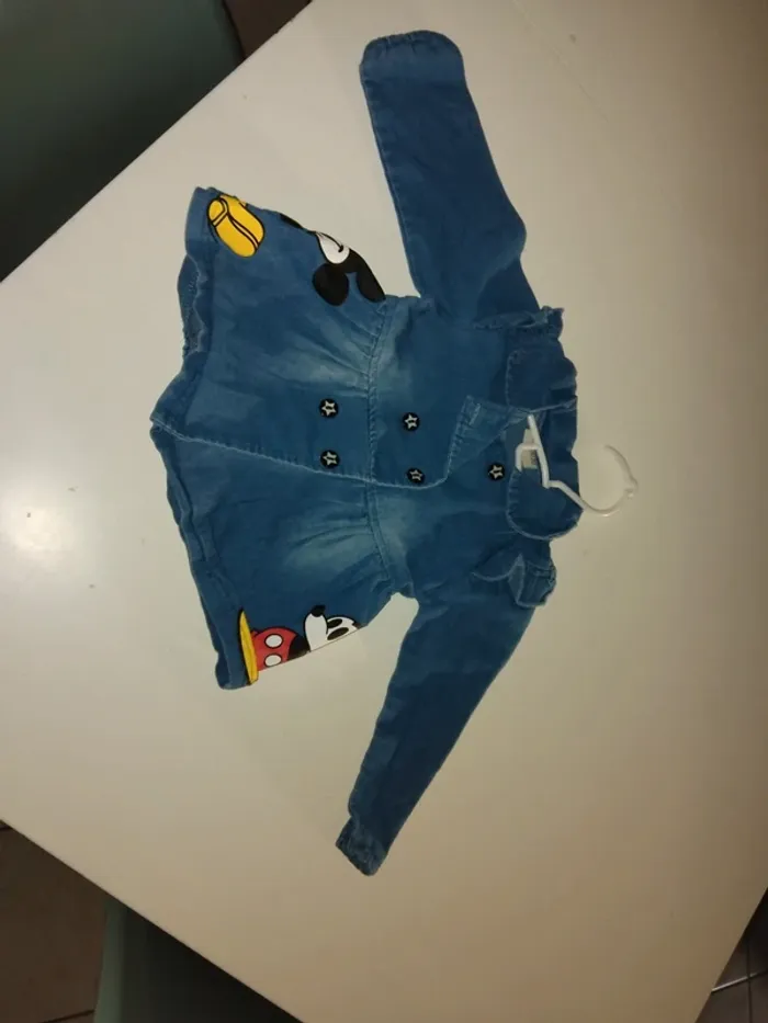 Robe en jeans mickey