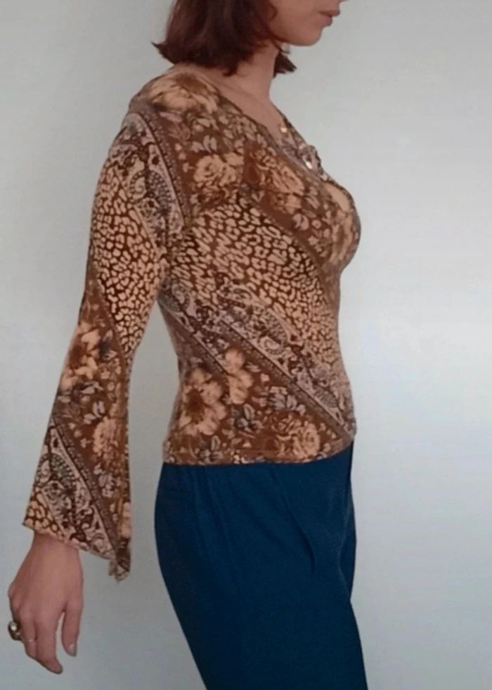 Pull moulant décolleté ouvert vintage taille unique - photo numéro 5