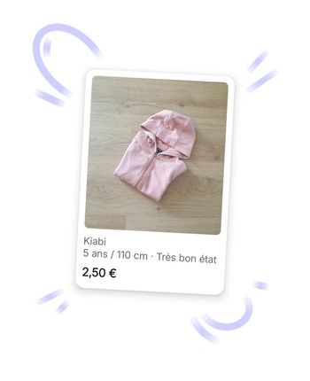 🩷 Gilet zippé 5 ans Kiabi #emyfleury_5ansfille