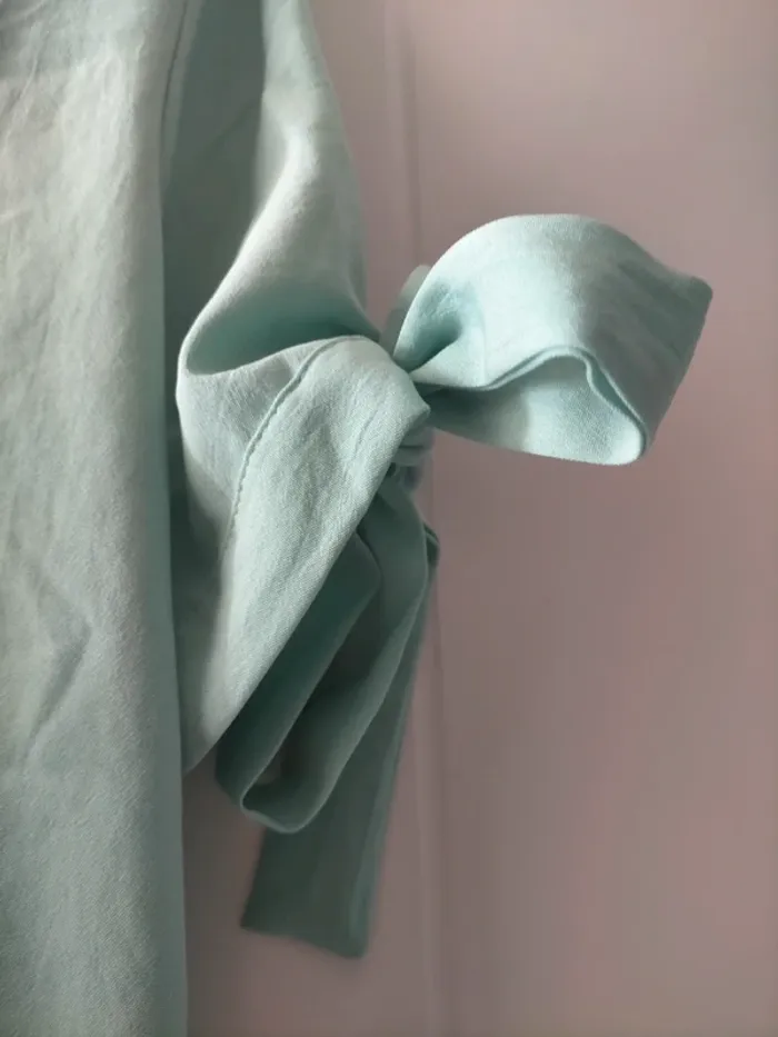 Blouse vert pastel - photo numéro 3