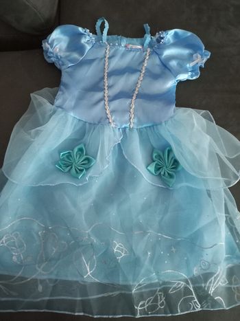 Robe déguisement princesse cendrillon 4/5 ans