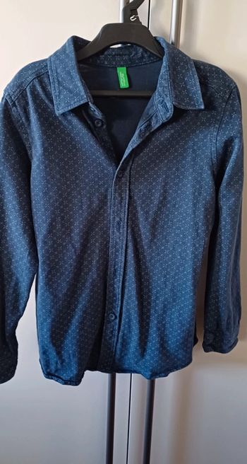 Chemise longues manches benetton 6-7 ans