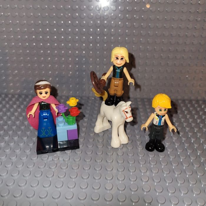 Lot de 3 minifigures / Figurines - Reine des neiges - Disney