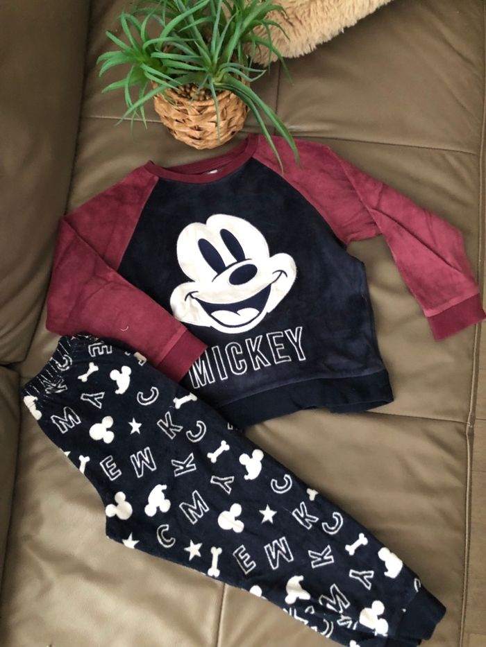Pyjama  marine Mickey - photo numéro 2