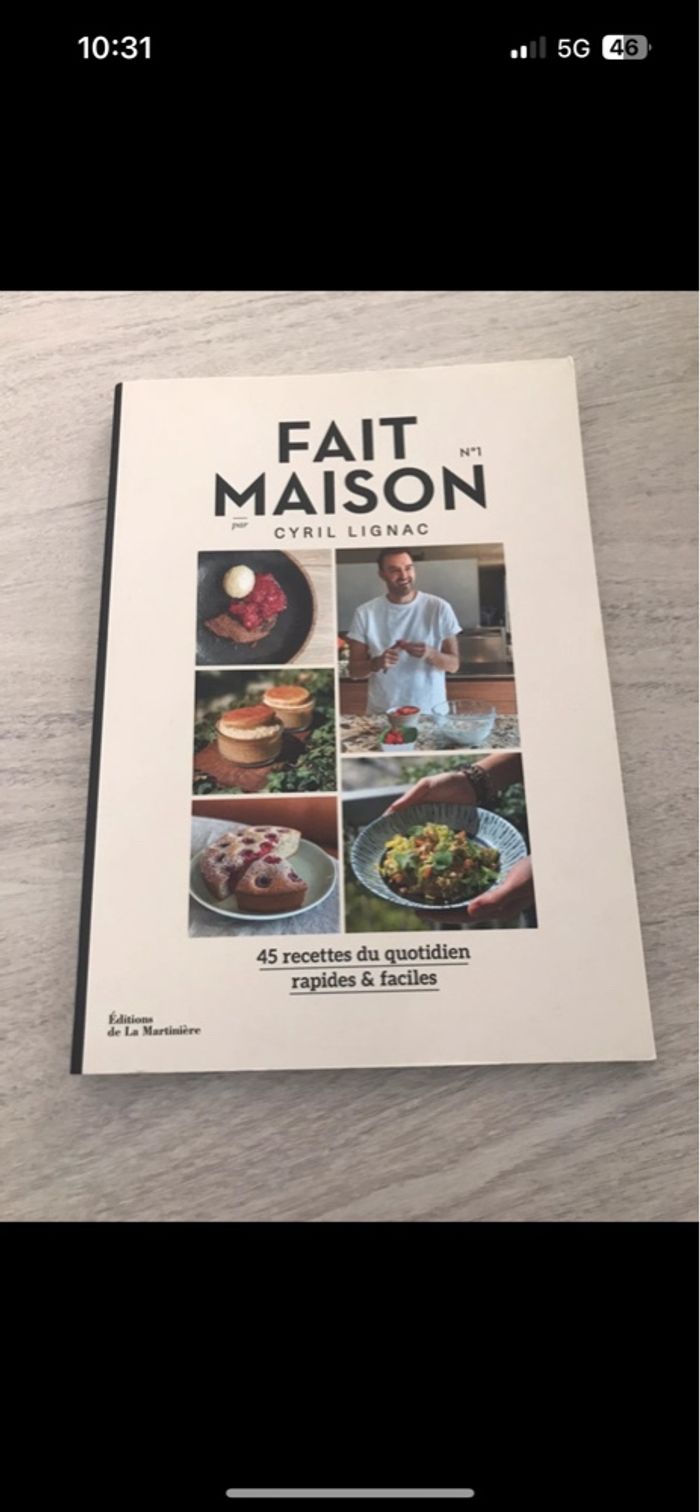 Livre « fait maison numéro 1»