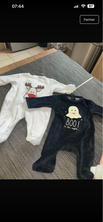 Lot pyjama 1 mois 