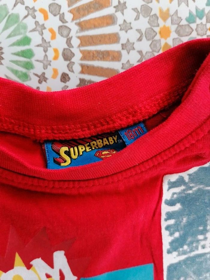 Tee-shirt superman garçon 18 mois - photo numéro 2