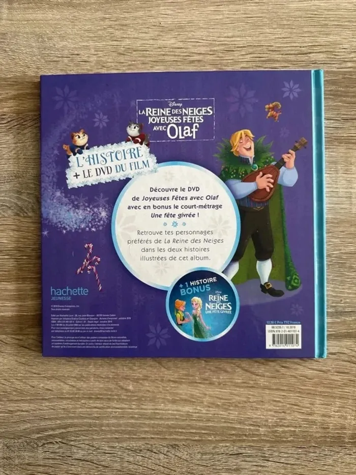 La reine des neiges joyeuses fêtes avec olaf + dvd du film - photo numéro 7