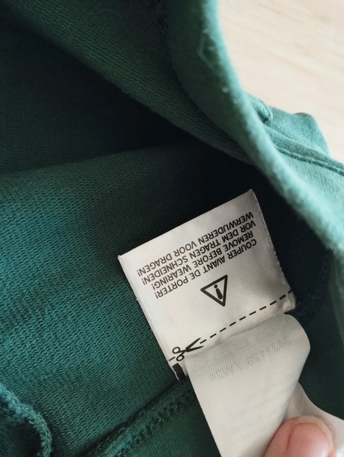 pantalon pattes d'éléphant vert 4 ans neuf - photo numéro 2