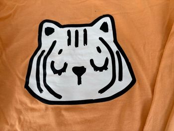 T shirt ML orange 8ans