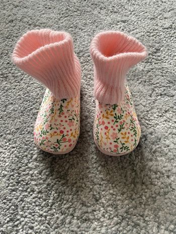 Chausson fleurs bébé gémo