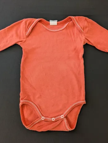 Body manches longues orange