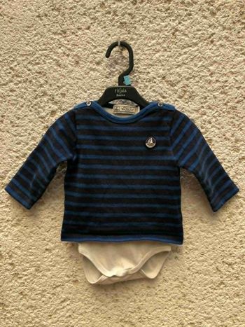 Body Petit bateau 12 mois