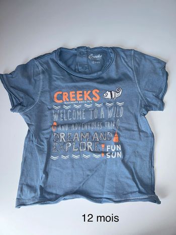 Tee shirt 12 mois