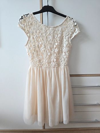 Robe dentelle et tulle