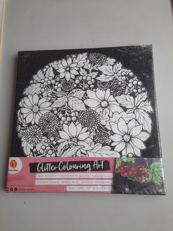 Glitter Colouring Art