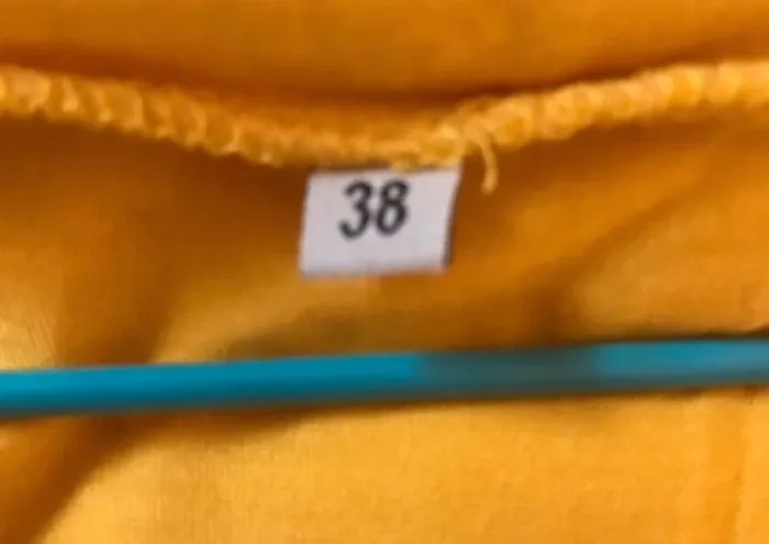 Haut débardeur tunique femme jaune taille 38 - photo numéro 3