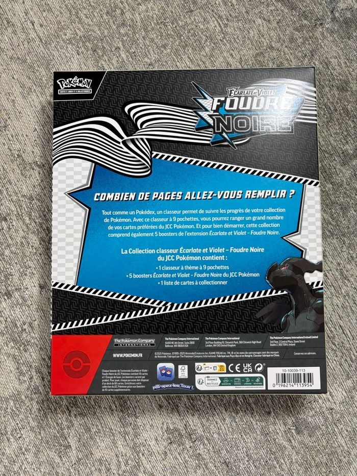 Pokémon Coffret Classeur EV10.5 Foudre Noire - photo numéro 3