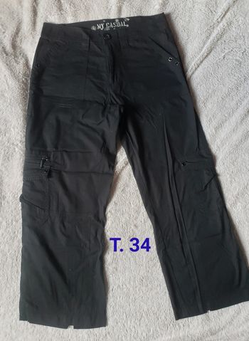 Pantacourt noir Mim taille 34