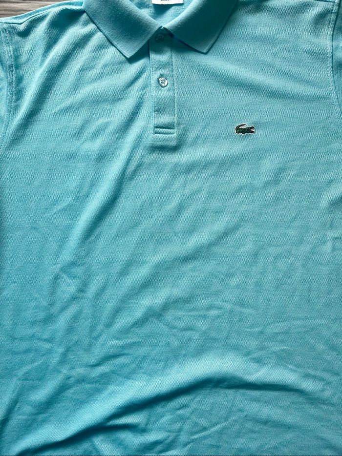 Polo Lacoste - bleu ciel -M - photo numéro 4