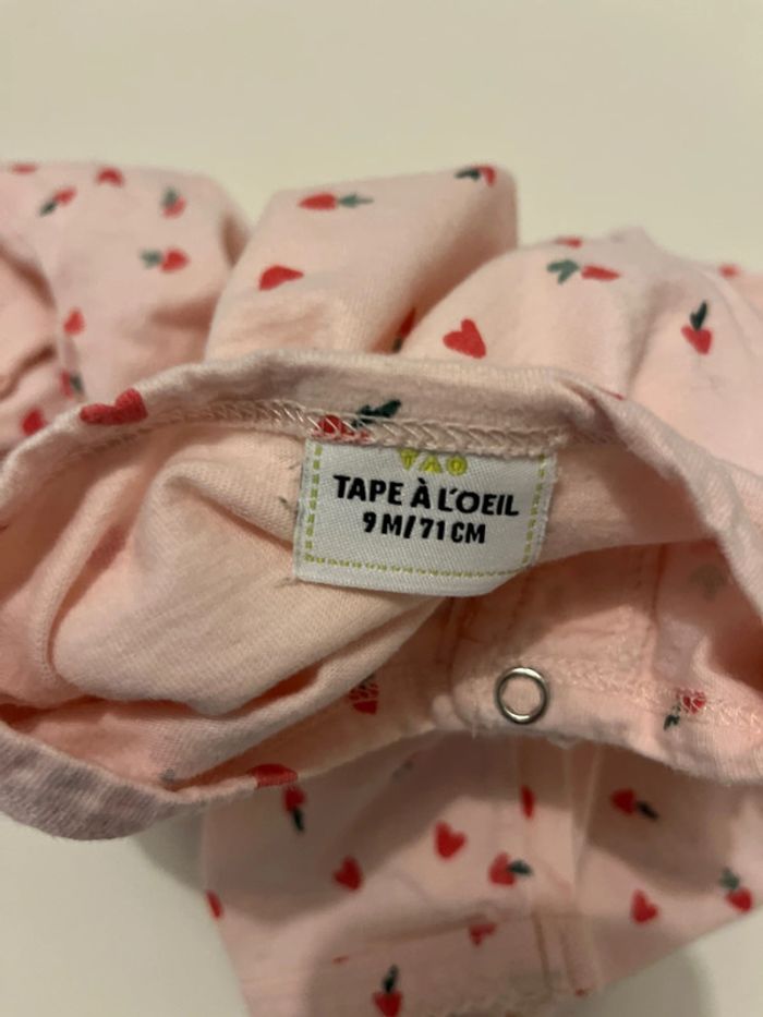Pyjama Coton Rose TAO 9 mois 71cm - photo numéro 5