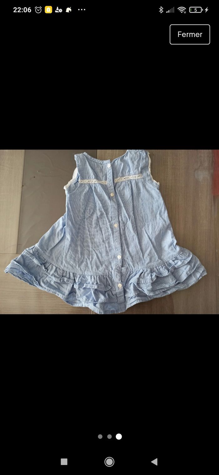 Robe légère grain de blé 12 mois - photo numéro 3