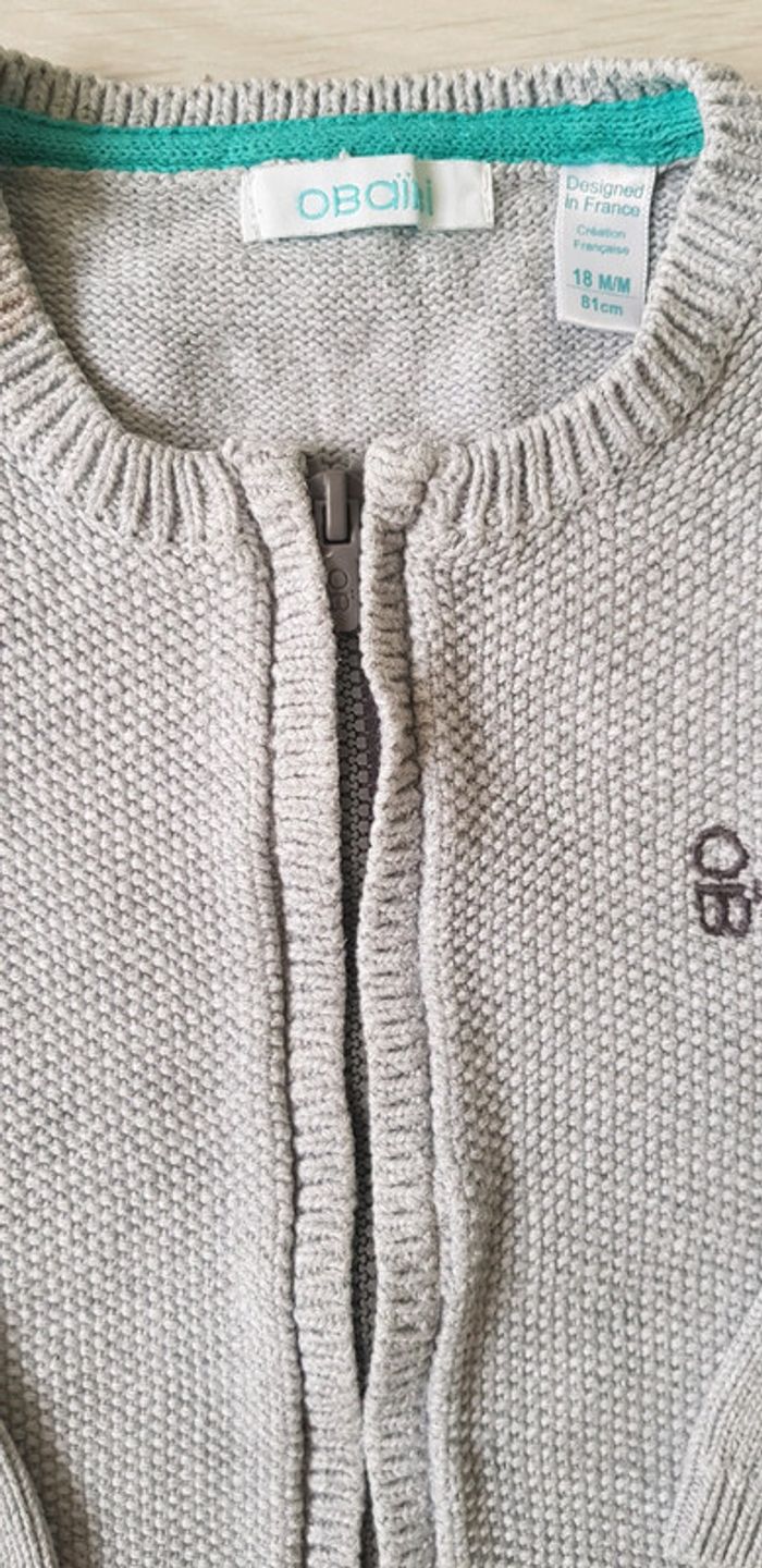 Gilet zippé 18 mois - photo numéro 3