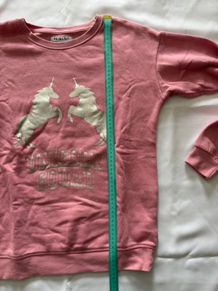 Pull rose à motif licorne argenté - Primark - 13/14 ans - photo numéro 6