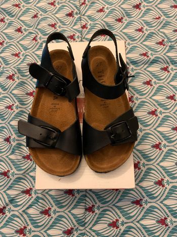 Claquettes en cuir