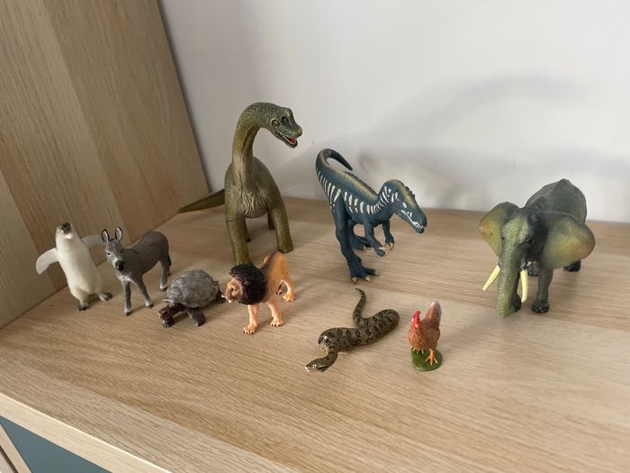 Lot 5: lot de figurines animaux Schleich, Papo et autres - photo numéro 4
