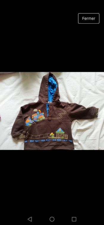 Sweat à capuche 2 ans