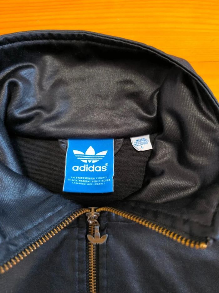 Veste Adidas - Chile 62 - Logo brodé - Noir, doré, abricot - Taille L - photo numéro 5
