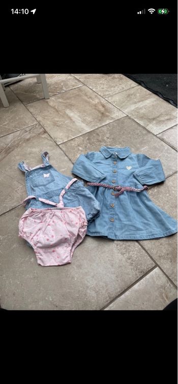 Deux robes jean