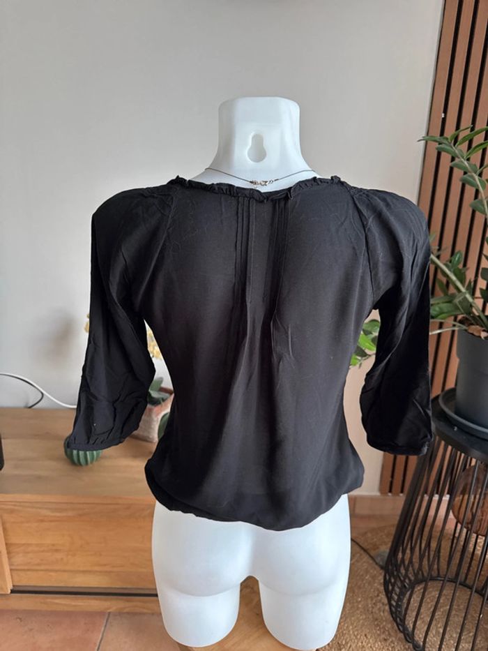 Blouse légère noire - photo numéro 4