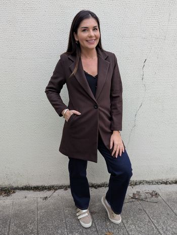 Manteau caban Tallinn marron chocolat
Taille M