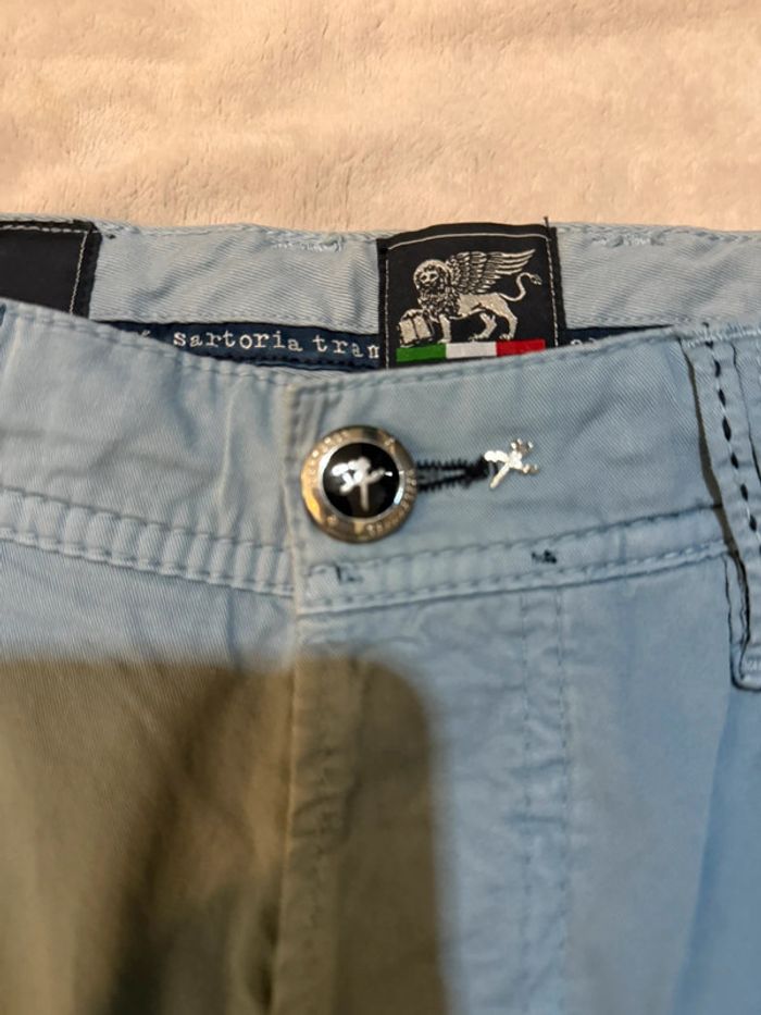 Tramarossa - Jean d'été slim, Bleu ciel, taille 32 - photo numéro 6