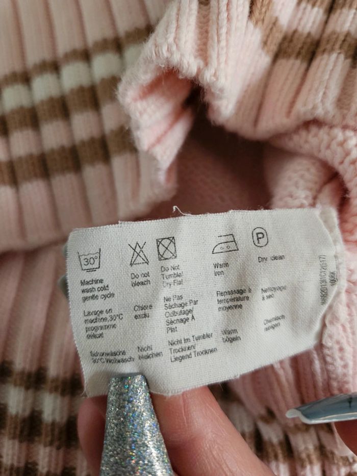 Esprit pull rose sans manches taille XL - photo numéro 7