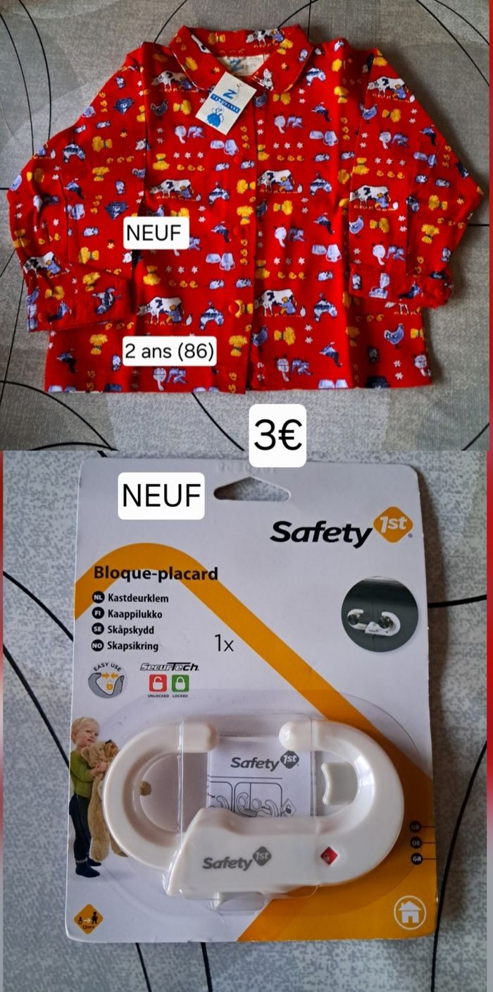 Chemise NEUVE pour garçon 2 ans (86)
