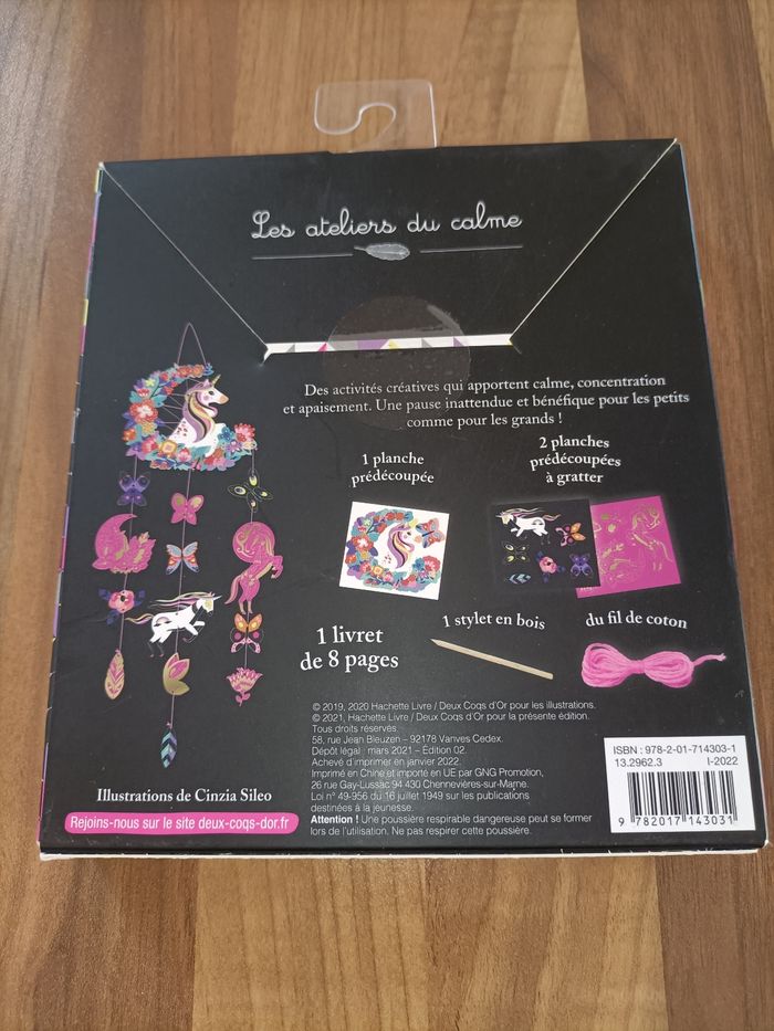 Coffret loisirs Création Attrape Rêve à gratter avec stylet neuf - photo numéro 7