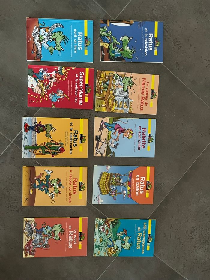 Lot de 10 livres enfants – ratus - photo numéro 1