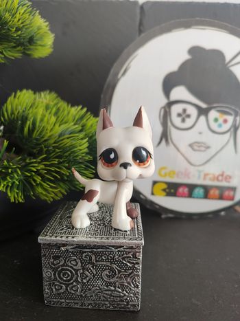 Littlest Petshop Pet Shop LPS Authentic  Authentique dog Great Dane 750 Danois