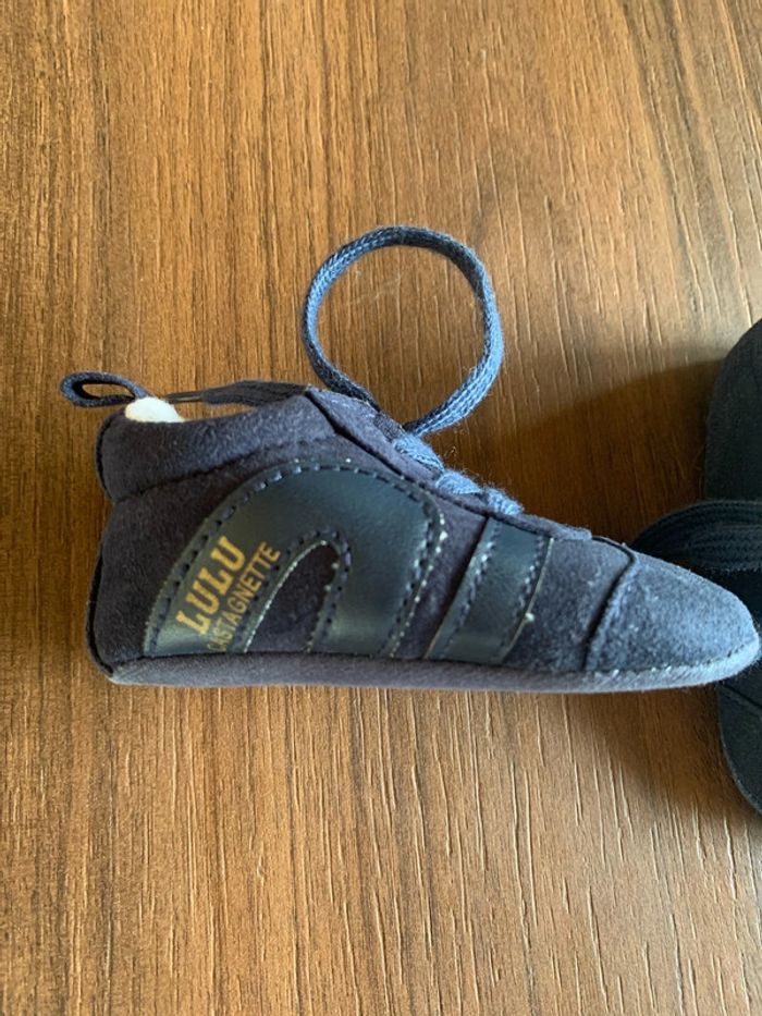 Chaussures 3 6 mois Lulu Castagnette bleues - photo numéro 4