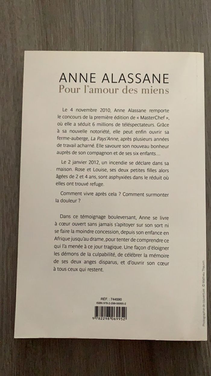 Livre : Pour l’amour des miens