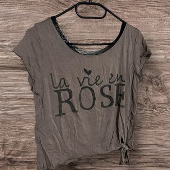 Crop top marron - 34/XS