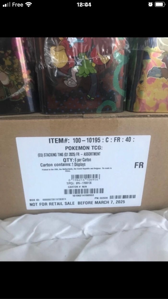 Pokemon case scellée tin cube - photo numéro 2