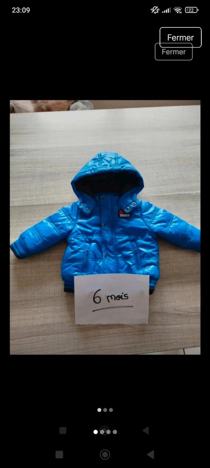 Doudoune garçon hiver