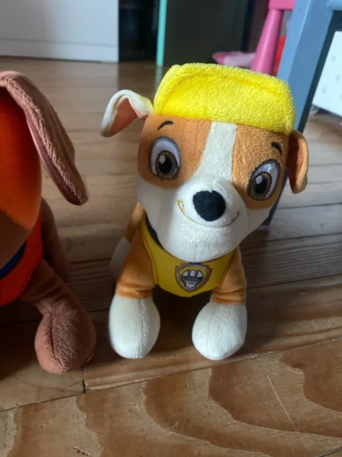 Lot de 5 peluches pat patrouille - photo numéro 6