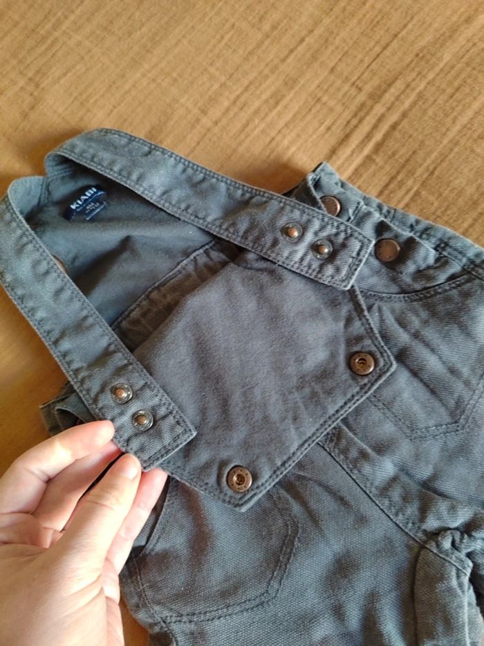 Salopette souple grise kiabi 6 mois - photo numéro 4